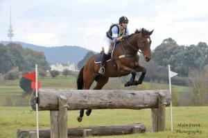 Kate Mackenzie riding 'Astro'