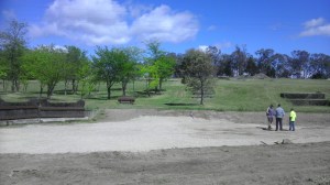 Ben and Grant discussing just how much more road base is going to be delivered